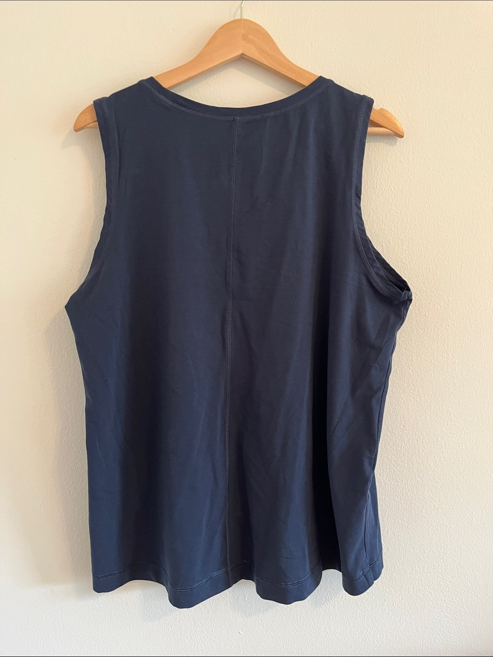 Pact Dark Navy Scoop Tank Top - Picture 4 of 4